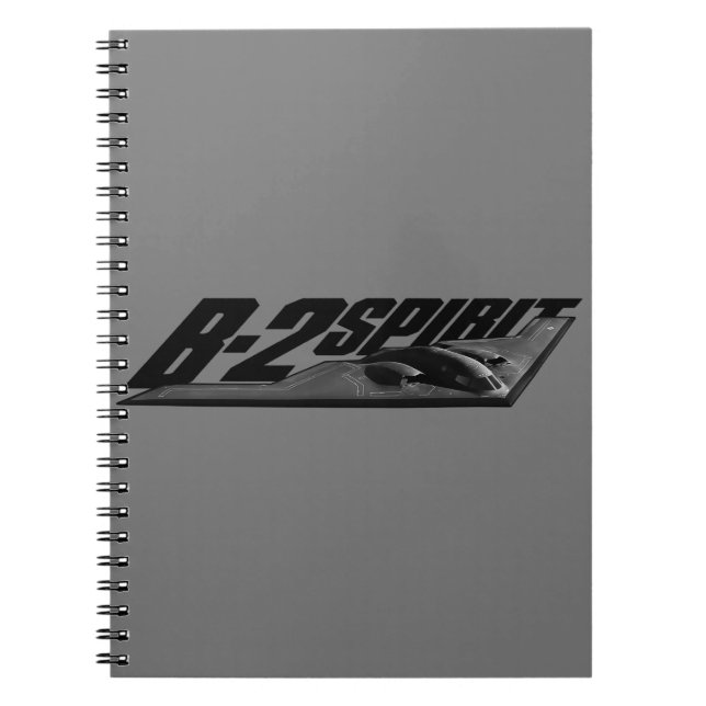 Caderno Espiral Notebook B-2 Spirit Photo (80 Páginas B&W) (Frente)