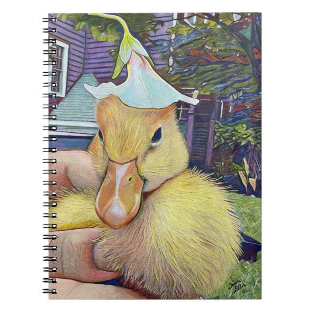 Caderno Espiral Notebook Baby Duck (Frente)