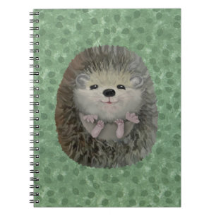Caderno Espiral Notebook Baby Hedgehog