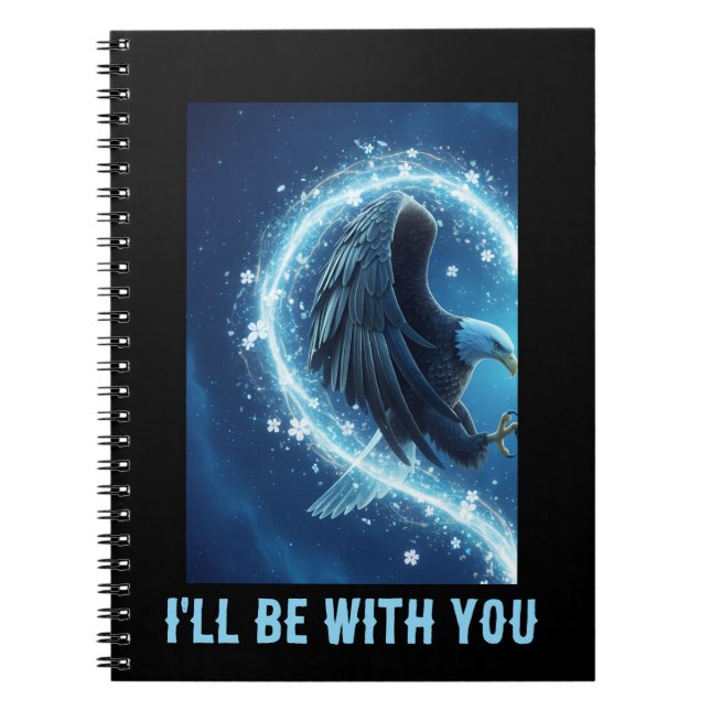 Caderno Espiral Notebook Bald Eagle Heart Love 1 (Frente)