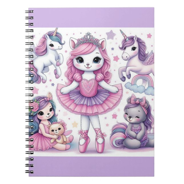 Caderno Espiral Notebook Balé Dreams (Frente)