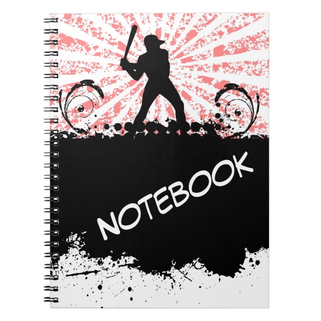Caderno Espiral Notebook Baseball (Frente)