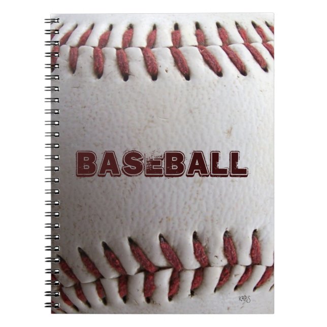 Caderno Espiral Notebook Baseball (Frente)