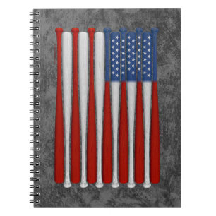 Caderno Espiral Notebook Baseball America (EUA)