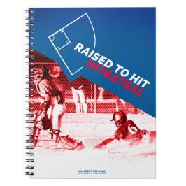 Caderno Espiral Notebook Baseball Player