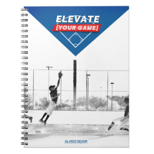 Caderno Espiral Notebook Baseball Player