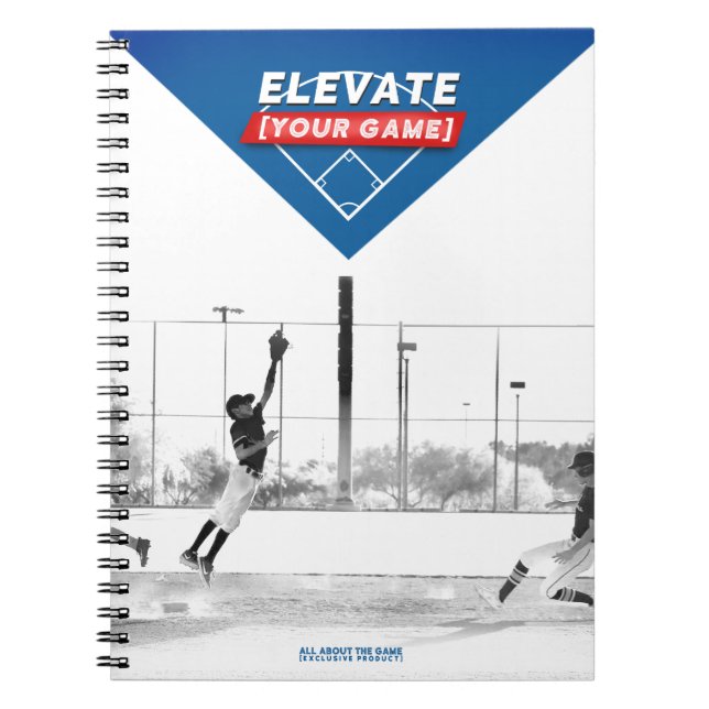 Caderno Espiral Notebook Baseball Player (Frente)