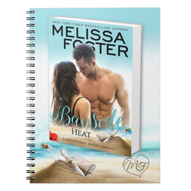 Caderno Espiral Notebook Bayside Heat de 6,5" x 8,75" (Frente)