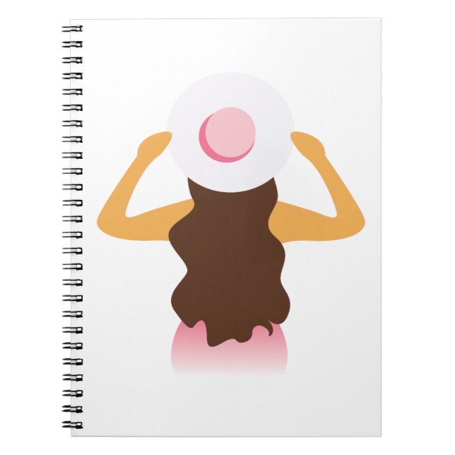 Caderno Espiral Notebook Beach Girl (Frente)