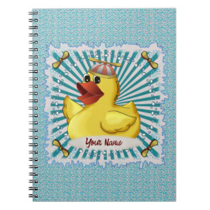Caderno Espiral Notebook Beanie Rubber Duck