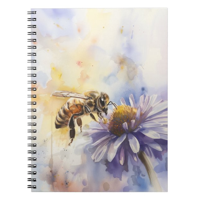 Caderno Espiral Notebook Bee Daisy Spiral (Frente)