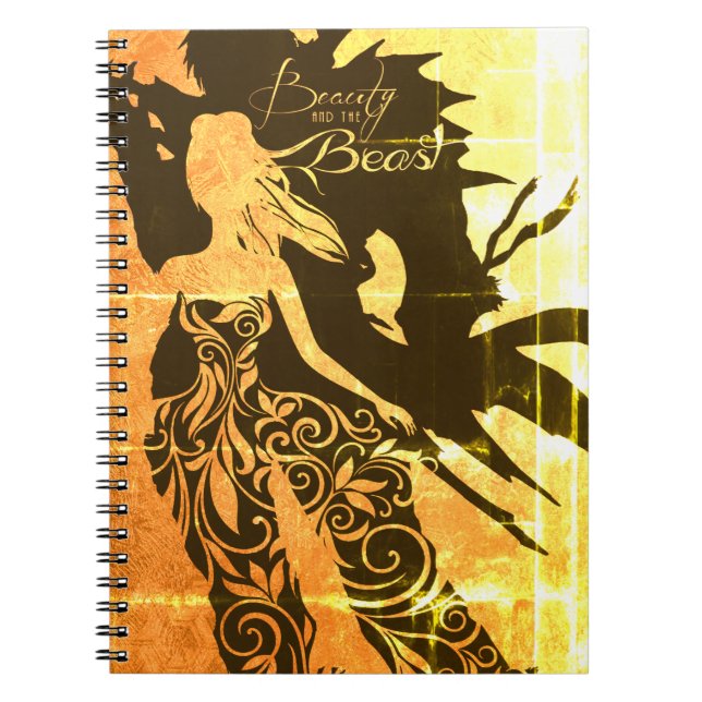 Caderno Espiral Notebook "Beleza e Besta" Espiral (Frente)