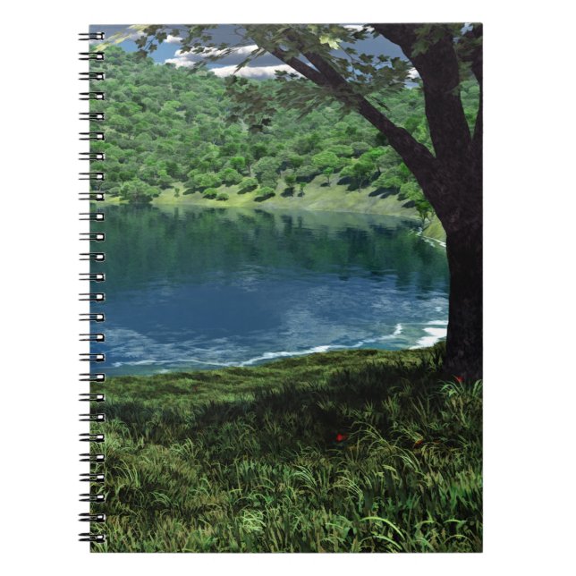 Caderno Espiral Notebook Beside Deep Waters (Frente)
