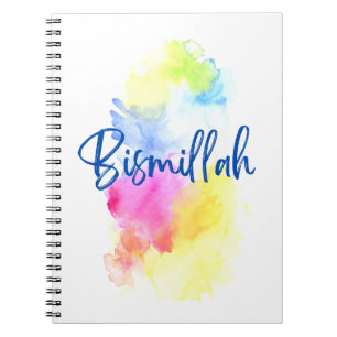 Caderno Espiral Notebook - Bismillah - Colorido