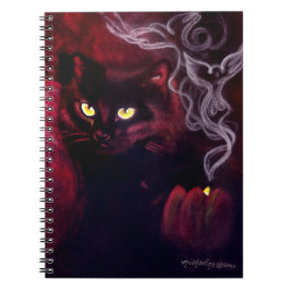 Caderno Espiral Notebook Black Cat Magic Spiral