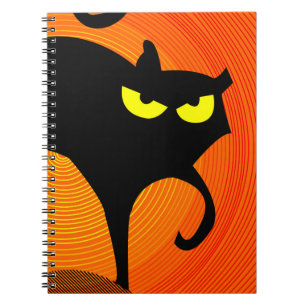 Caderno Espiral Notebook Black Cat Spiral