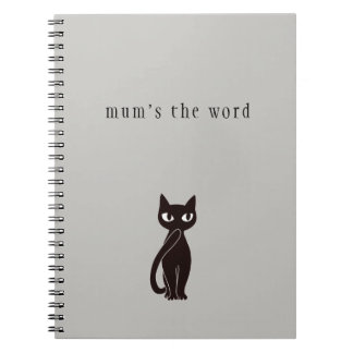 Caderno Espiral Notebook Black Cat ver.2