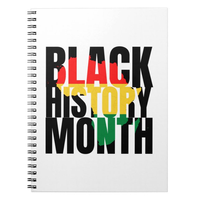 Caderno Espiral Notebook Black History Month (Frente)