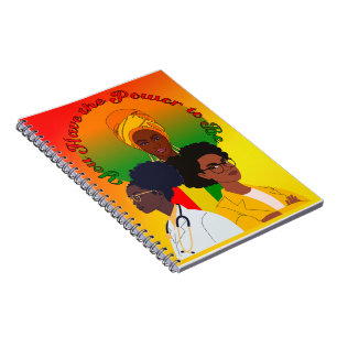 Caderno Espiral Notebook Black History/Woman/Girl/Spiral