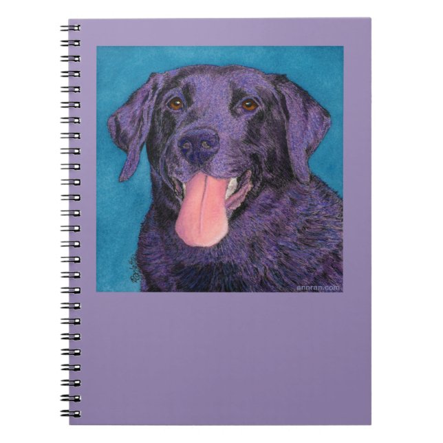 Caderno Espiral Notebook Black Lab - "Pinecone" (Frente)