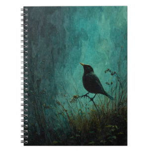 Caderno Espiral Notebook Blackbird Meadow Midnight