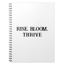Caderno Espiral Notebook Bloom e Motivational