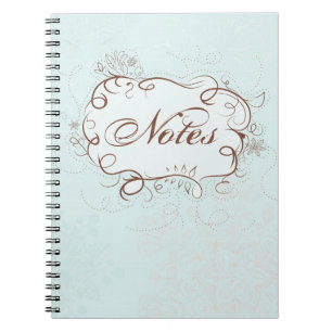 Caderno Espiral Notebook Blue Artsy