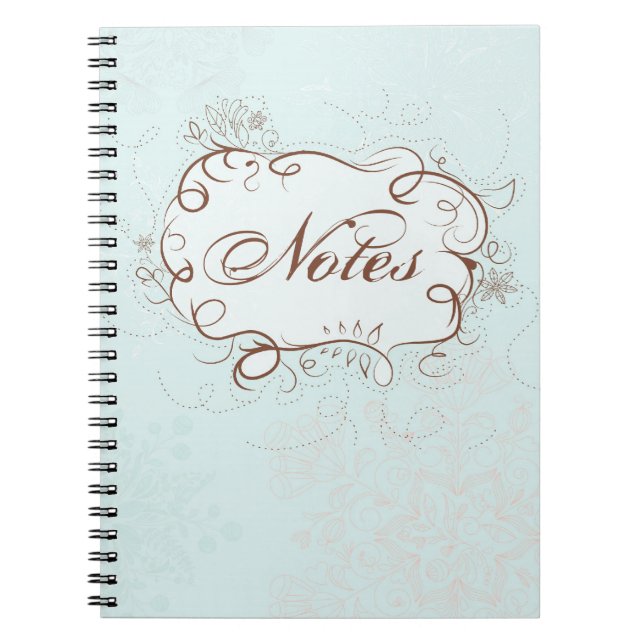 Caderno Espiral Notebook Blue Artsy (Frente)