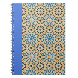 Caderno Espiral Notebook Blue in Bloom Boho