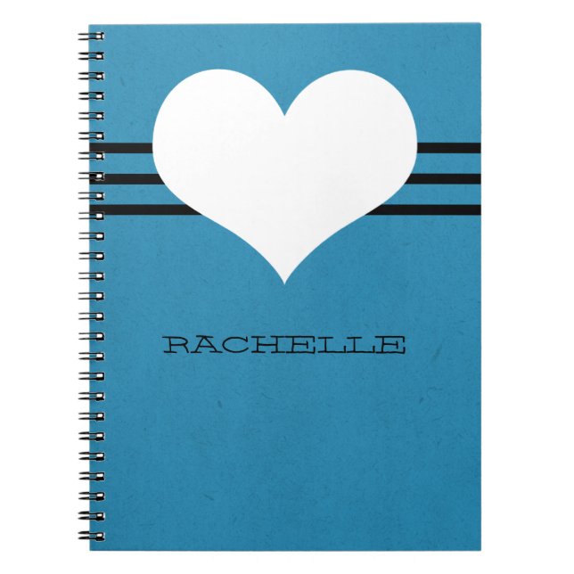 Caderno Espiral Notebook Blue Modern (Frente)