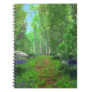 Caderno Espiral Notebook Bluebell Light