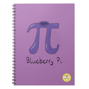 Caderno Espiral Notebook Blueberry Pi Cute Math Pi Day