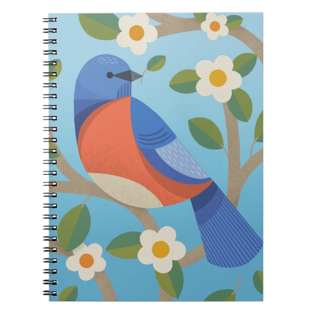 Caderno Espiral Notebook Bluebird Spiral (Frente)