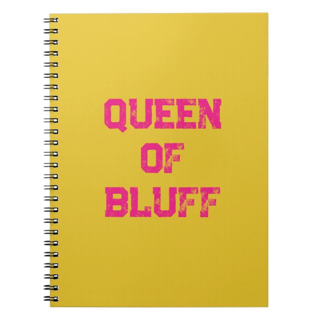 Caderno Espiral Notebook Bluff Queen Spiral (Frente)