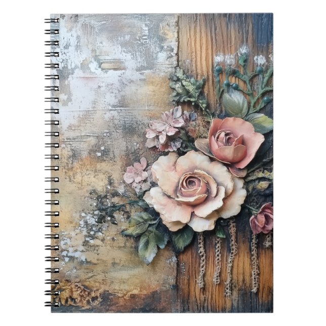 Caderno Espiral Notebook Boho Blossom Spiral (Frente)