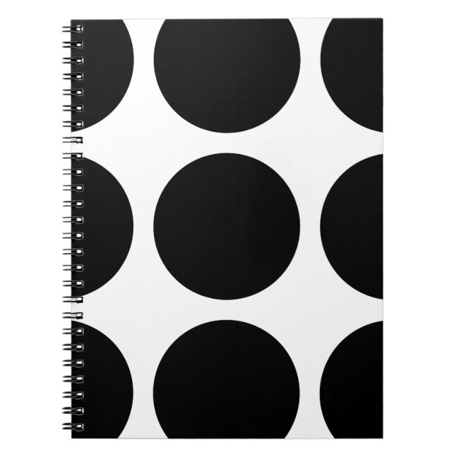 Caderno Espiral Notebook Bolinhas grande (Frente)