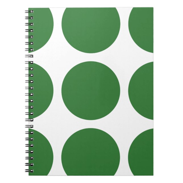 Caderno Espiral Notebook Bolinhas grande (Frente)