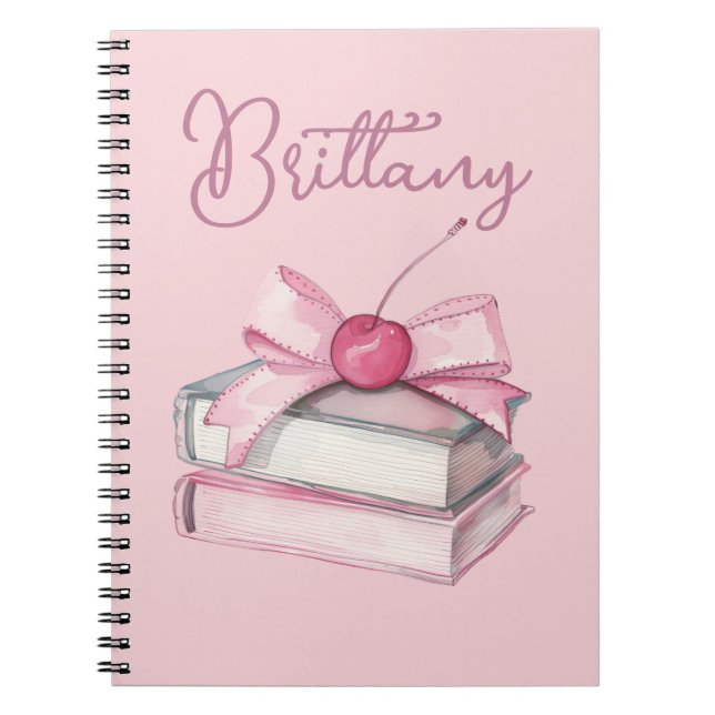 Caderno Espiral Notebook Bonito Coquette Lovers (Frente)