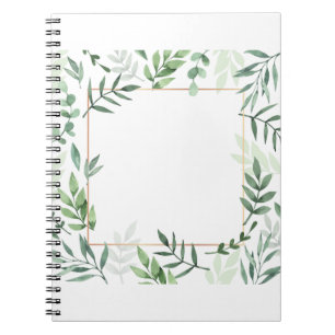 Caderno Espiral Notebook Bonito Nature Frame