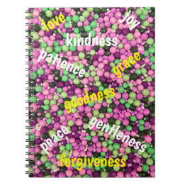 Caderno Espiral Notebook bonito para Miçanga e Virtude Espiral