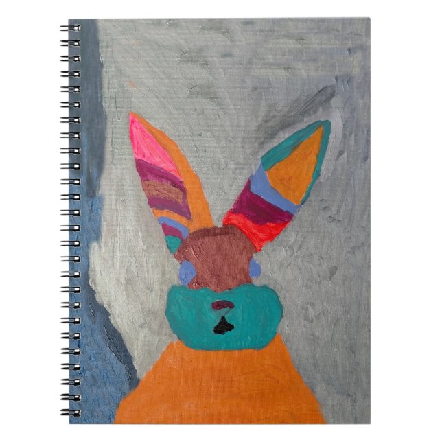 Caderno Espiral Notebook Bonnie Bunnie Spiral - CreativeDrew (Frente)