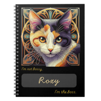 Caderno Espiral Notebook Boss Vibes Roxy