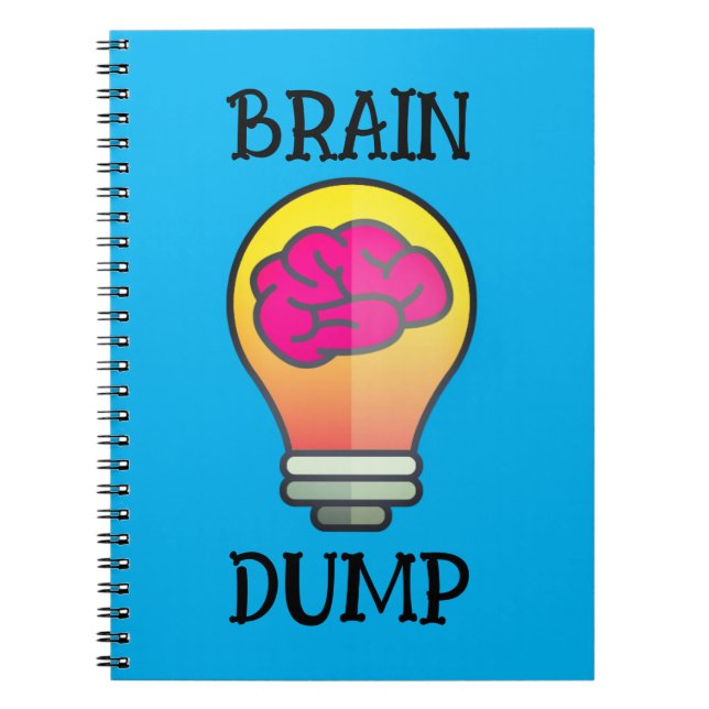 CADERNO ESPIRAL NOTEBOOK BRAIN DUMP (Frente)