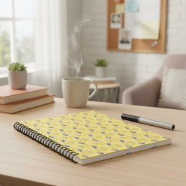 Caderno Espiral Notebook branco de neve