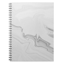 Caderno Espiral Notebook branco marble