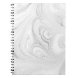 Caderno Espiral Notebook branco marble