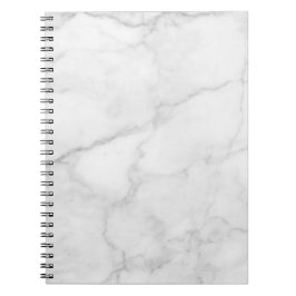 Caderno Espiral Notebook branco marble