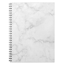 Caderno Espiral Notebook branco marble