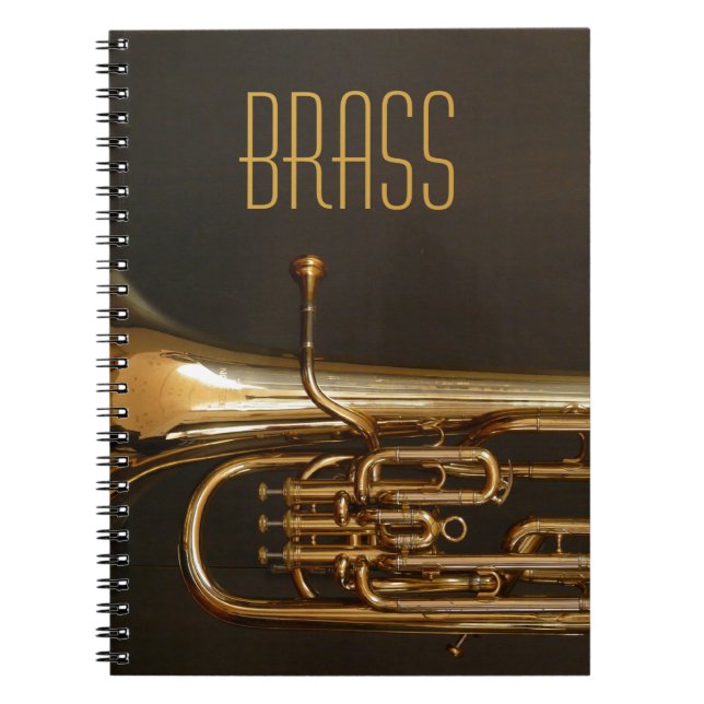 Caderno Espiral Notebook Brass Horn (Frente)