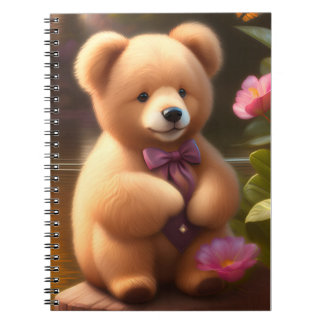 Caderno Espiral Notebook Brown Teddy Bear Spiral